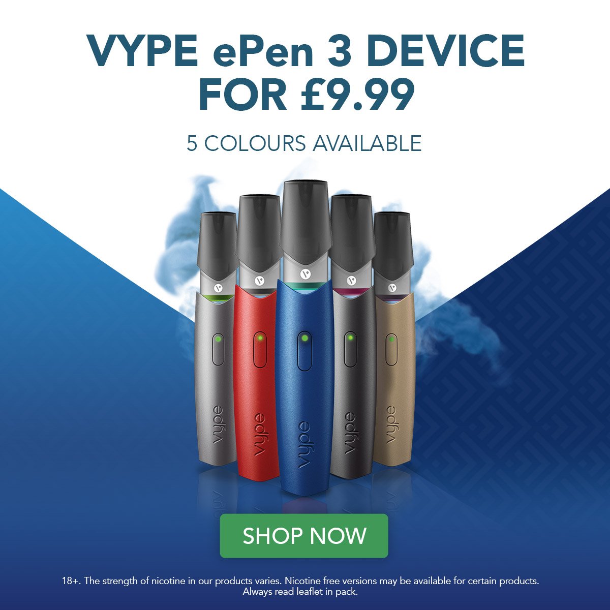 Vip Electronic Cigarette Vype Epen 3 Kits For 9 99 Milled