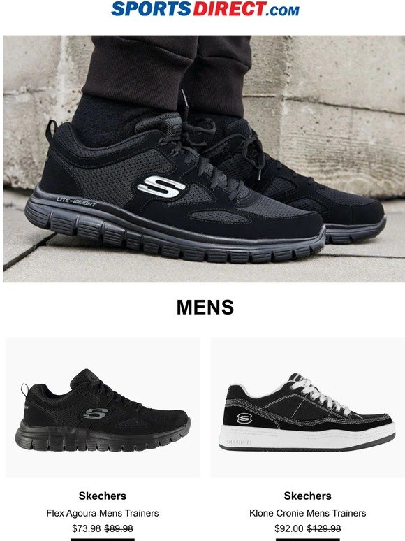 mens skechers trainers sports direct
