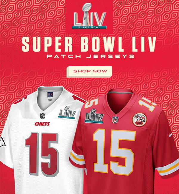 chiefs jersey with super bowl patch