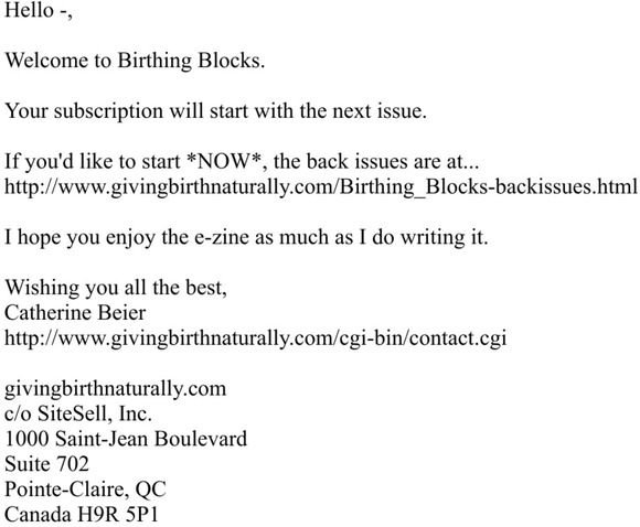 Welcome to Birthing Blocks