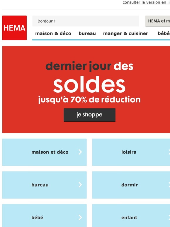 hema soldes