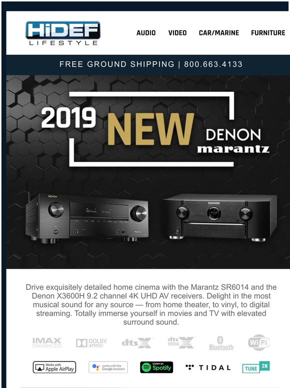 Discover the New Denon & Marantz AVR