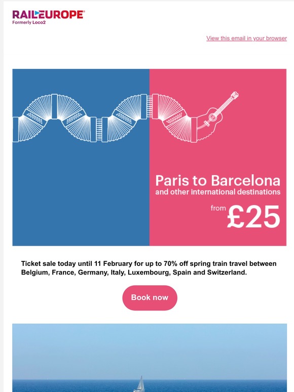 📢 Prices slashed on European trains today 🚄 🌷