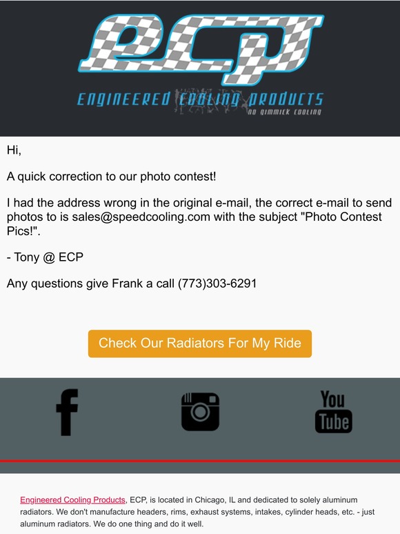 Photo Contest Submission Correction