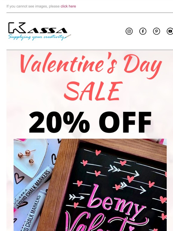 20% OFF Valentine Day Sale  ❤️