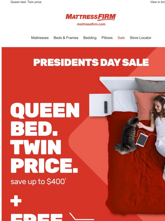 PRESIDENTS DAY PREVIEW SALE: Save up to $400!