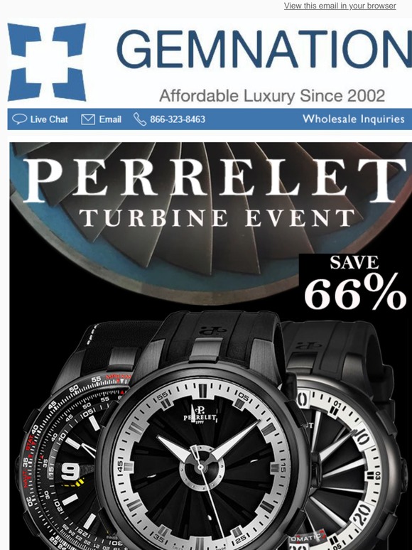 Perrelet Turbine Event – Save 66% | Only at Gemnation