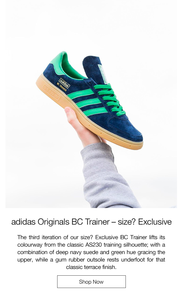 size exclusive trainers