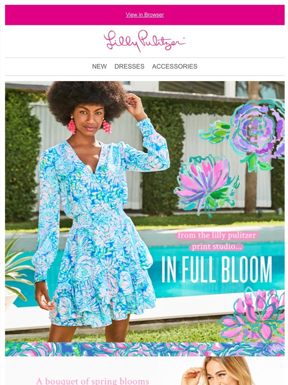 Lilly Pulitzer In Full Bloom A Print Worth Celebrating Milled