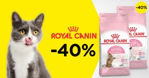 Royal Canin: -40% на 2-й сухой корм для кошек
