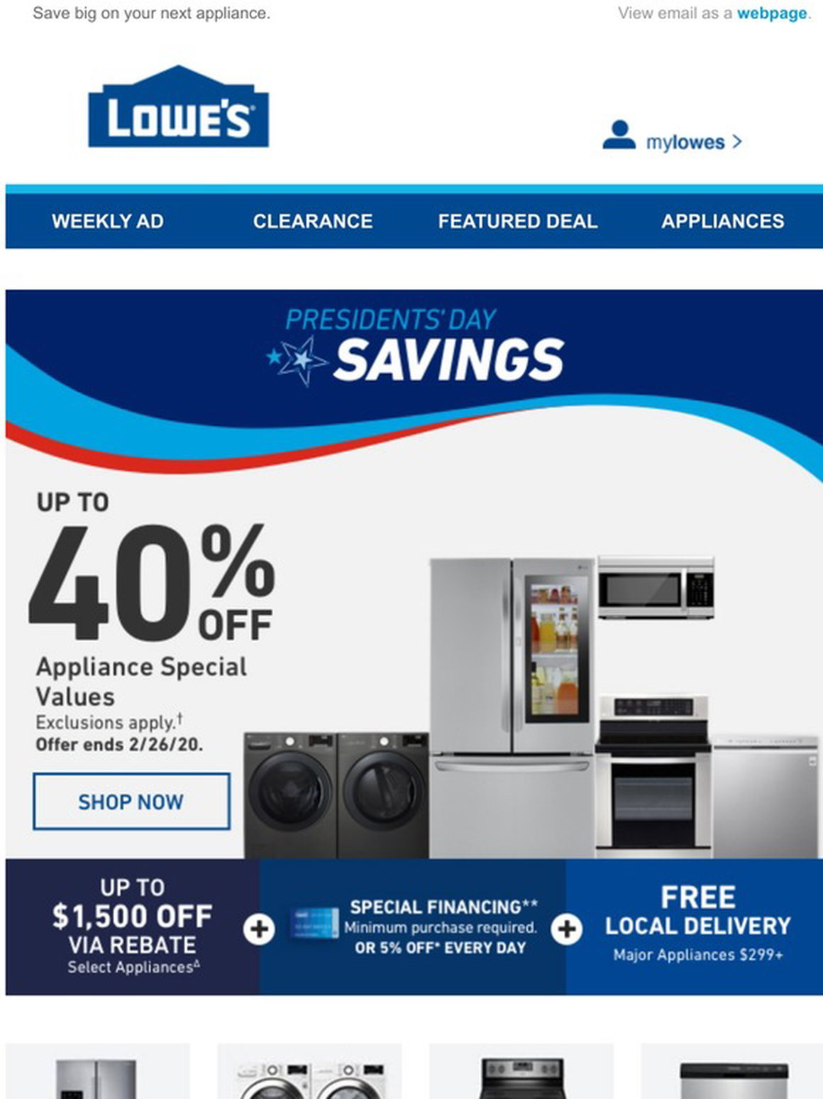 Lowes Presidents Day Savings Means up to 40 OFF! Milled