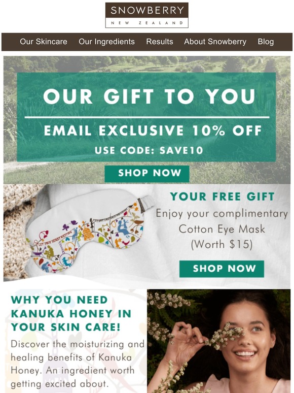 Treat Yourself 💆‍♀️💚 With An Extra 10% Off Your Order!