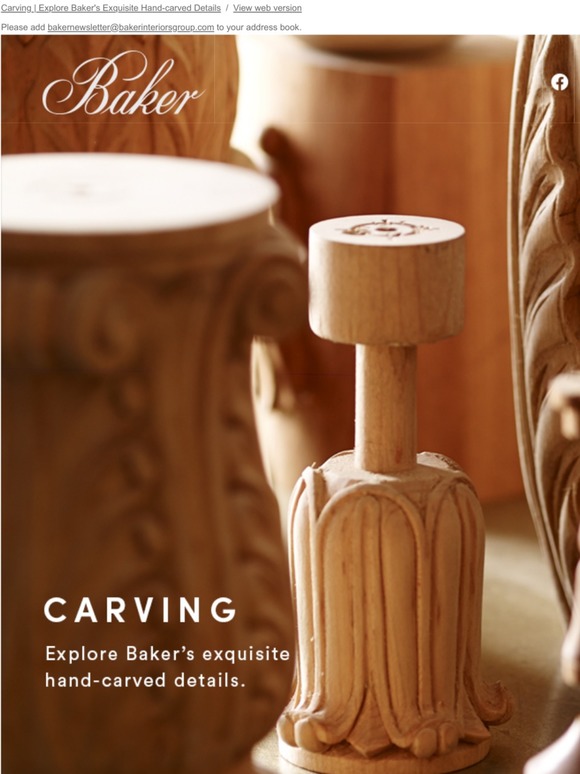 Carving | Explore Baker's Exquisite Hand-carved Details