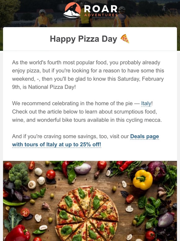 🍕 Pizza Day and Italian Getaways
