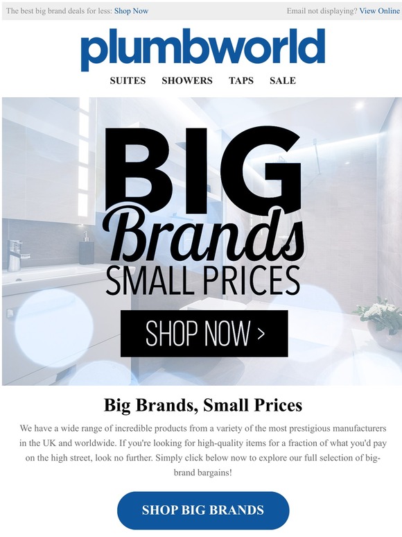 Plumbworld.co.uk 🔵 Big Brands, Small Prices 🔵 Milled