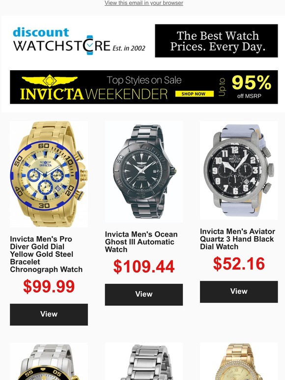 invicta discount