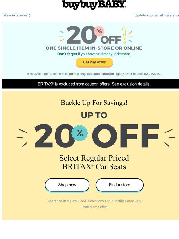 britax coupon