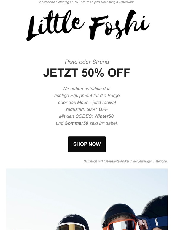 💥 YAY – 50% OFF 💥
