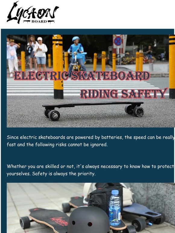Electric Skateboard Riding Safety