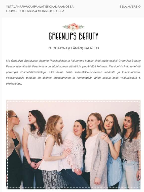 Yhteistä aikaa sinulle & ystävälle kauneuden parissa