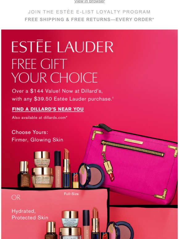 Estée Lauder Exclusively at Dillards Your Estée Lauder Gift Milled