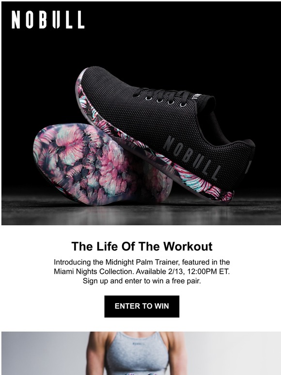 nobull midnight floral trainer