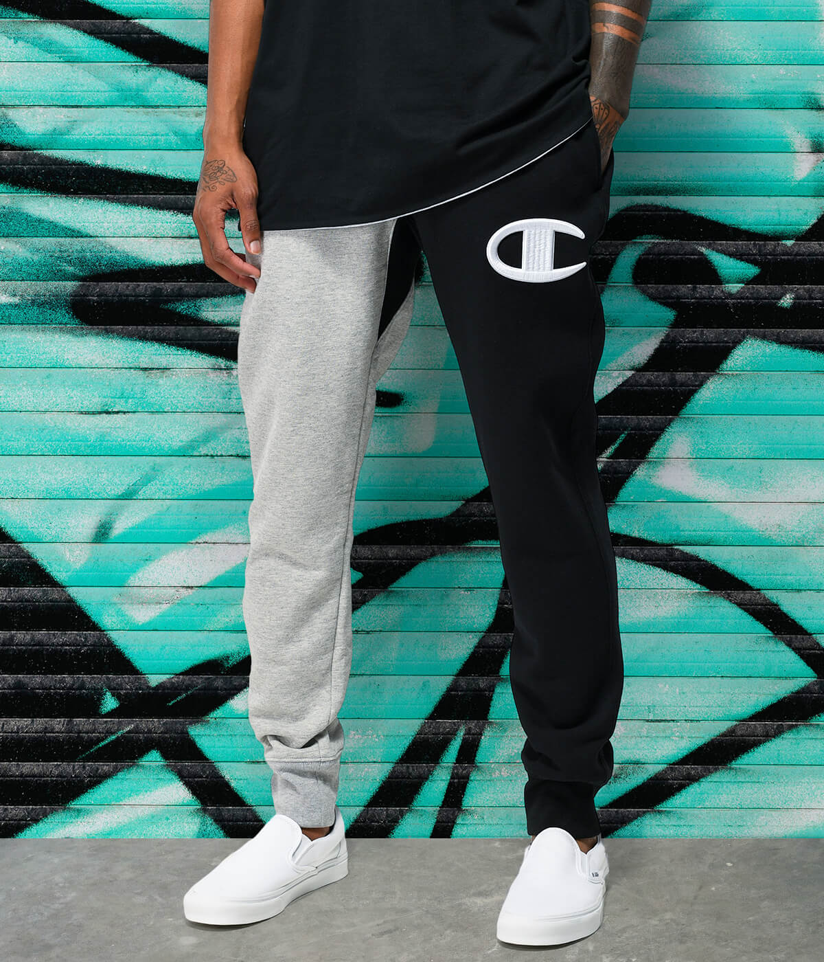 champion split sweatpants
