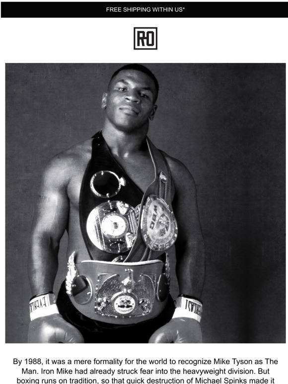 Roots Of Fight: Mike Tyson | The 1988 Collection | Milled