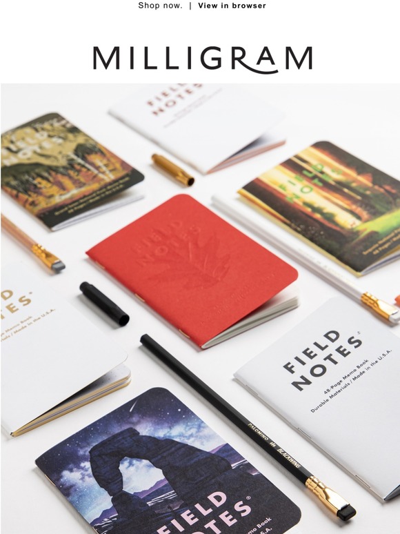 New arrivals from Field Notes + Blackwing