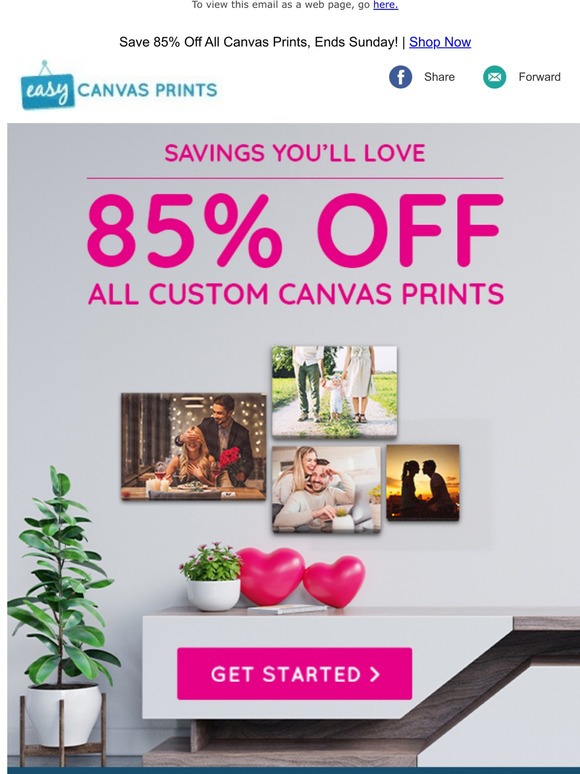 Easy Canvas Prints: Unlimited 16x20's for Only $14.99 Each to