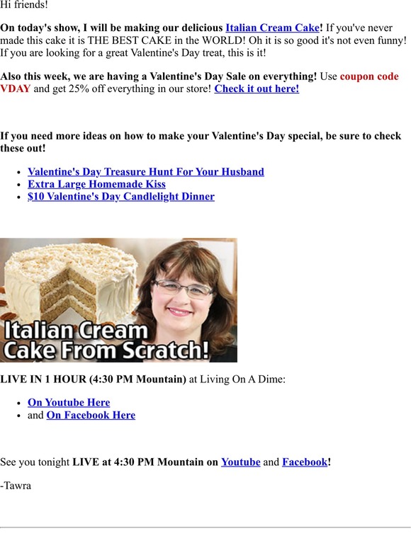 Live In 1 Hour! How To Make Delicious Italian Cream Cake From Scratch!