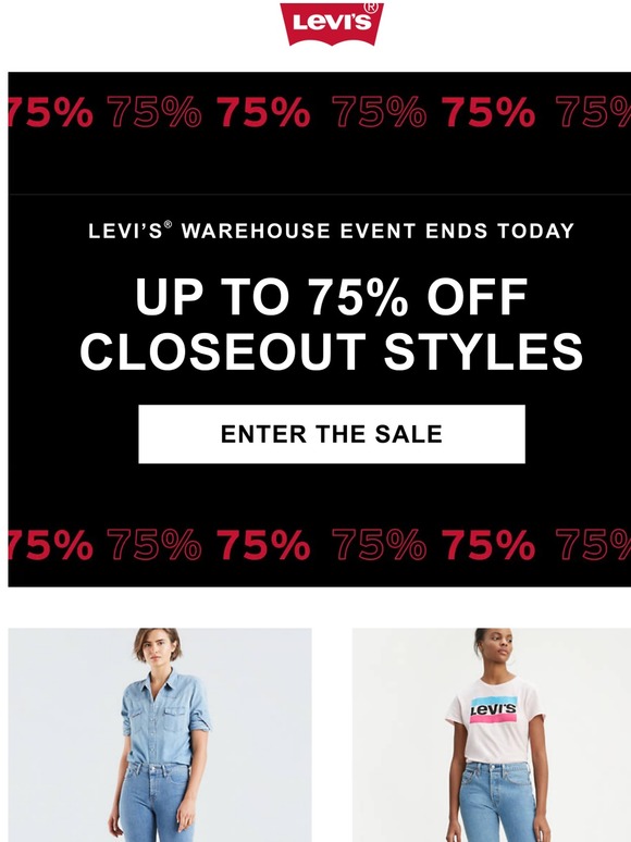 levi's 75 off sale