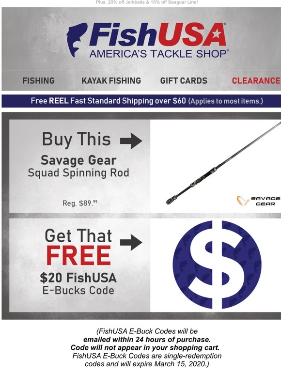 NEW Savage Gear Squad Spinning Rod Buy