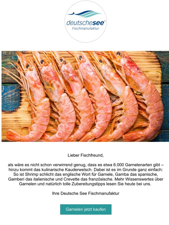 Deutsche See Fischmanufaktur: ?? Gamba, Shrimp oder Garnele? | Milled
