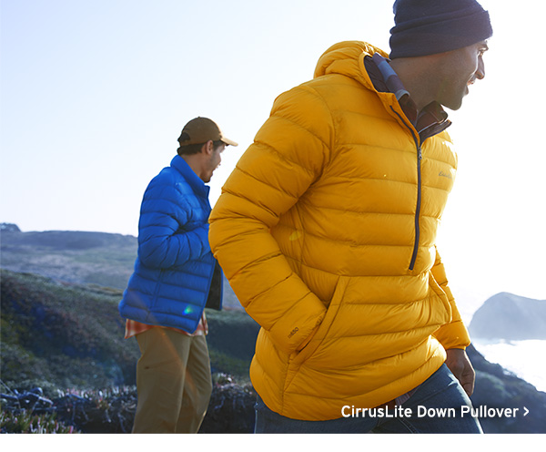 cirruslite down pullover