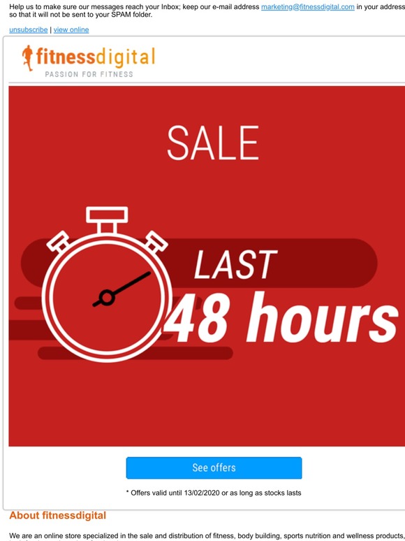 -the countdown begins,  48 hours of sales left!