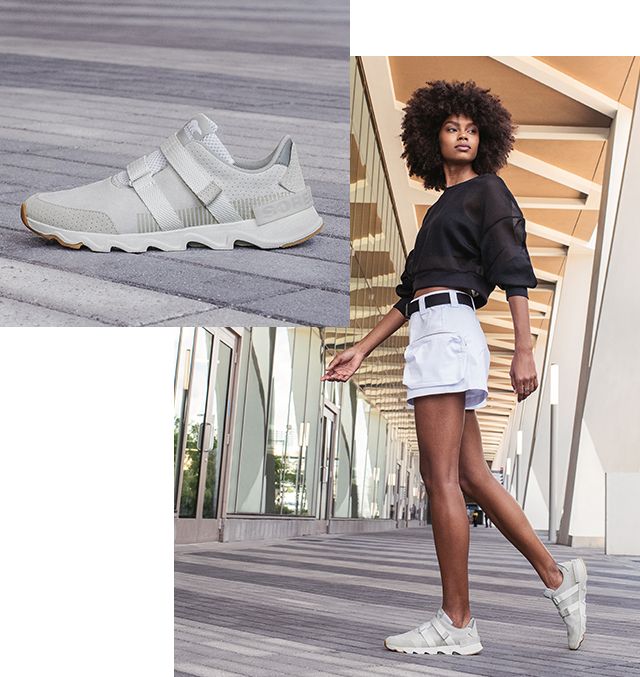 sorel kinetic lite strap sneakers