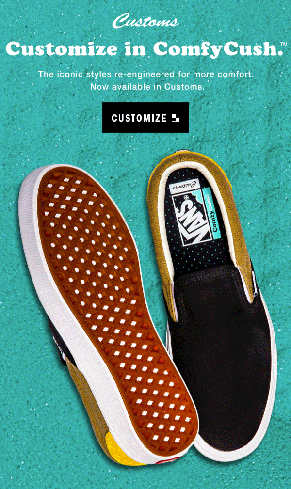 vans comfycush custom
