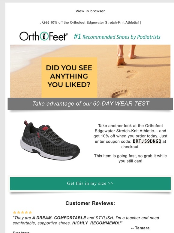 orthofeet coupon code