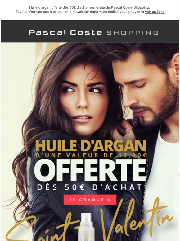 pascal coste shopping code promo