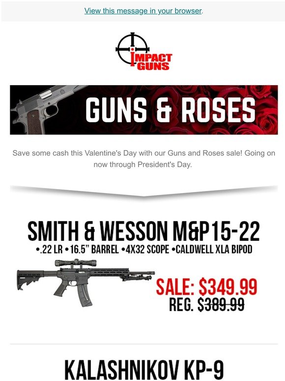 Guns & Roses Valentines Day Sale, New Giveaway & More!