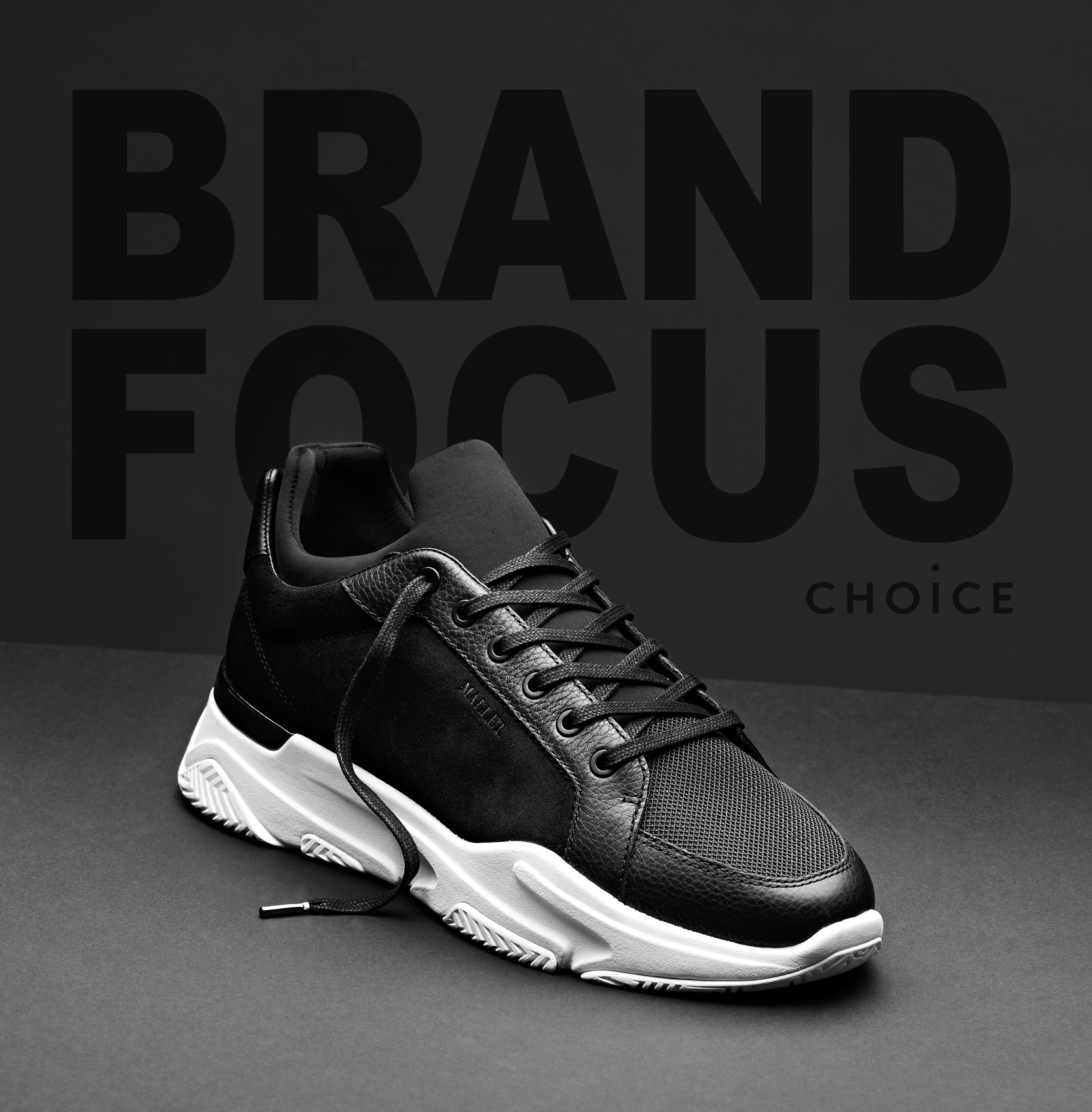 mallet trainers mens black