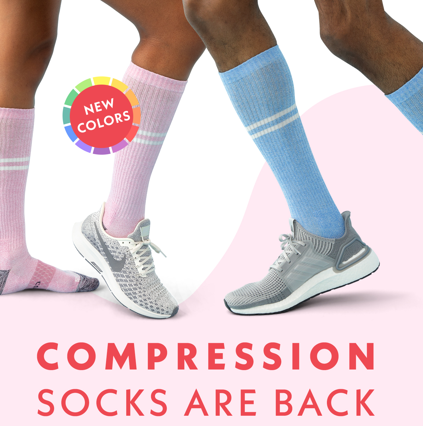 Bombas Early Access Compression Socks In New Colors Milled