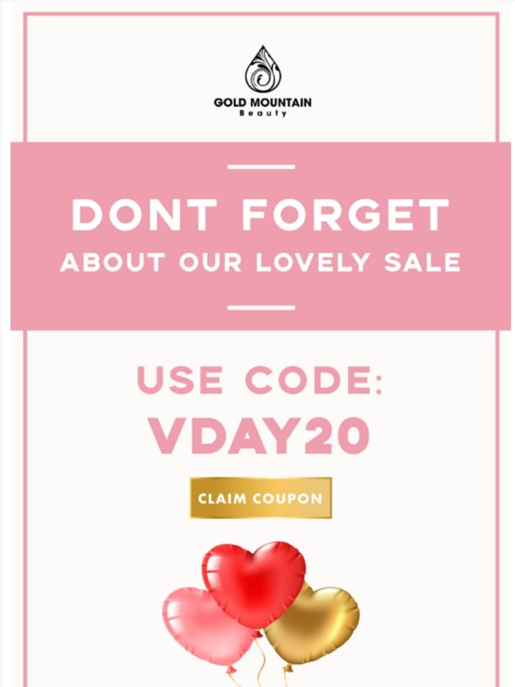 Enjoy your 20% OFF before the time runs out! 🎊