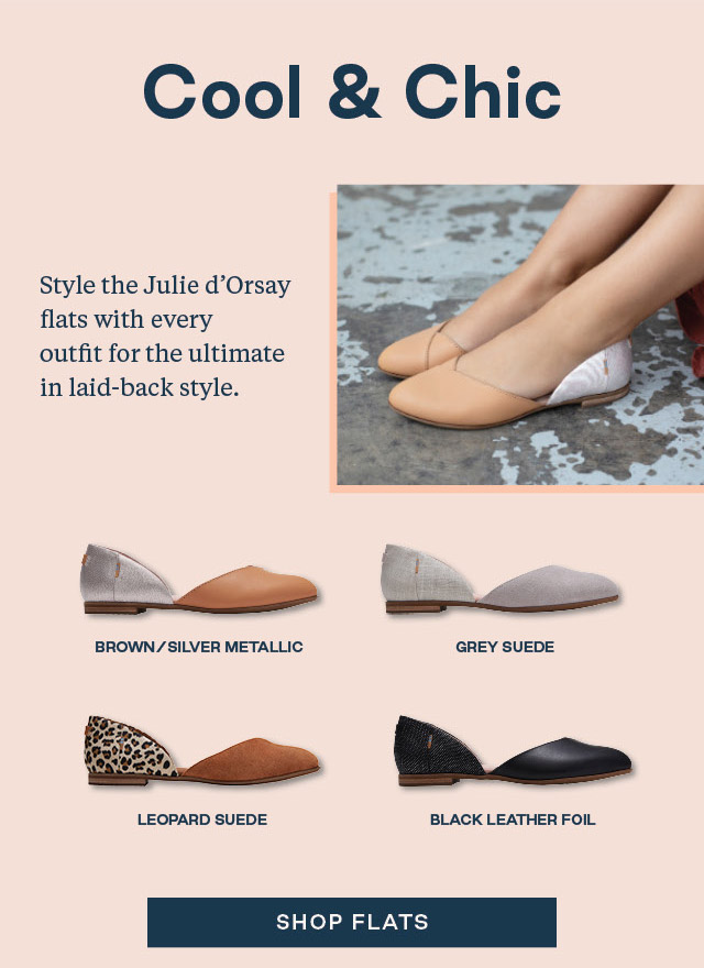 julie flat toms