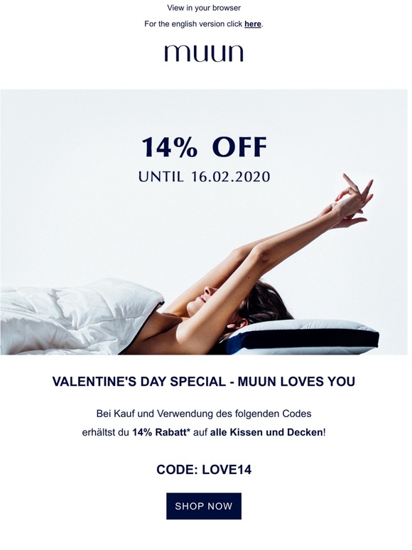 muun Valentine's Sale