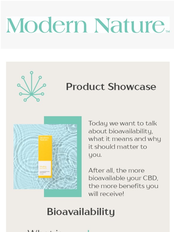 How bioavailable is your CBD?  20% off MoNa water soluble CBD!
