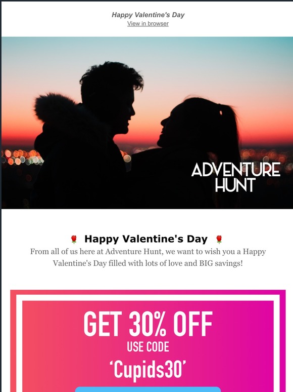Happy Valentine's Day! Today Only Get 30% Off Site-wide