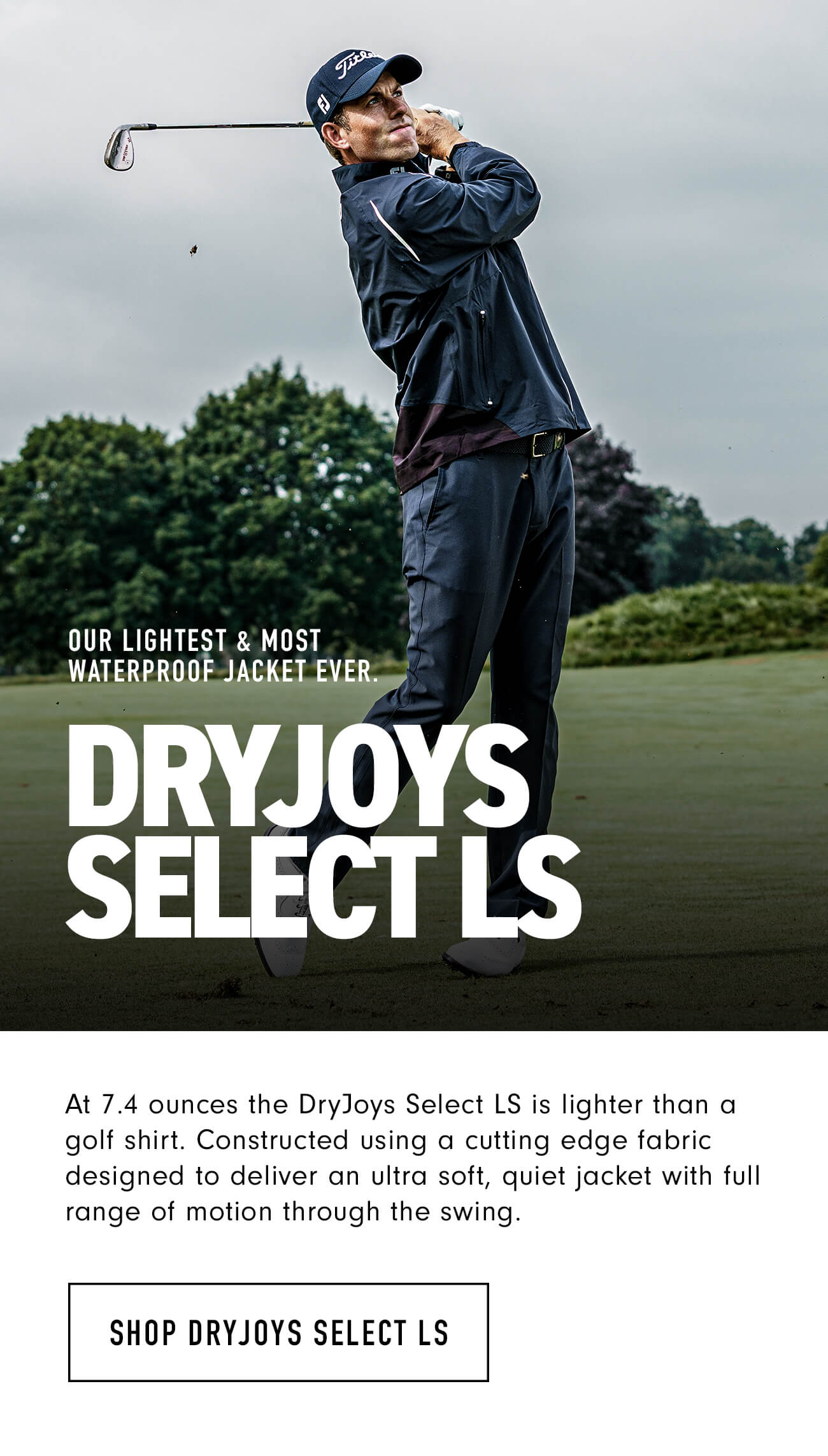 footjoy dryjoy select jacket