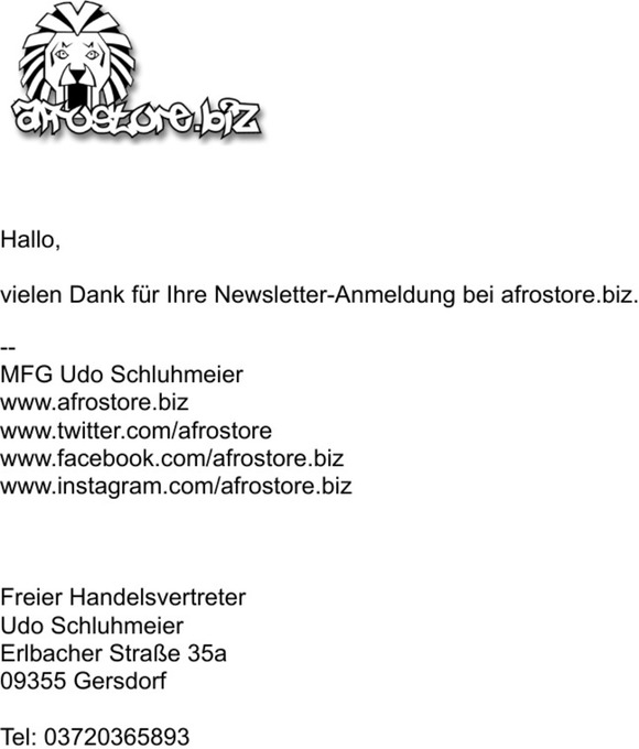 Vielen Dank für Ihre Newsletter-Anmeldung